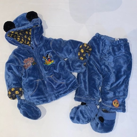 Baby boys Mickey Mouse coat 6 pieces set size 6-12M - Picture 1 of 7